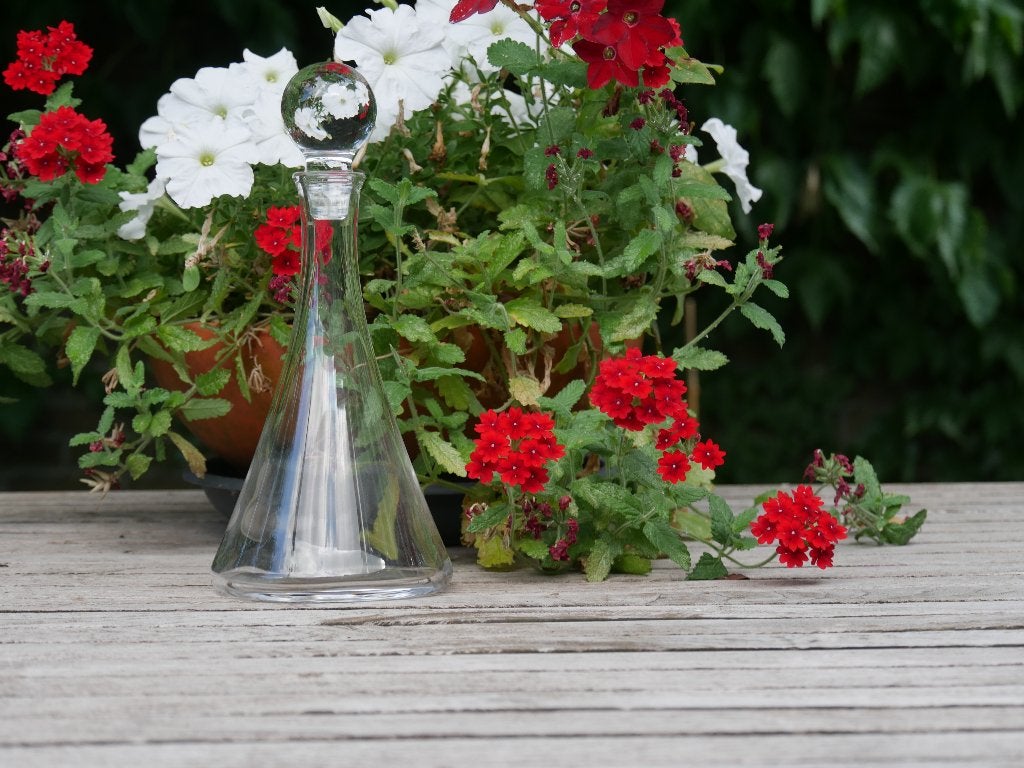 Karaf voor likeur o.i.d., Verzamelen, Ophalen of Verzenden, Kristal, Bord of Schaal