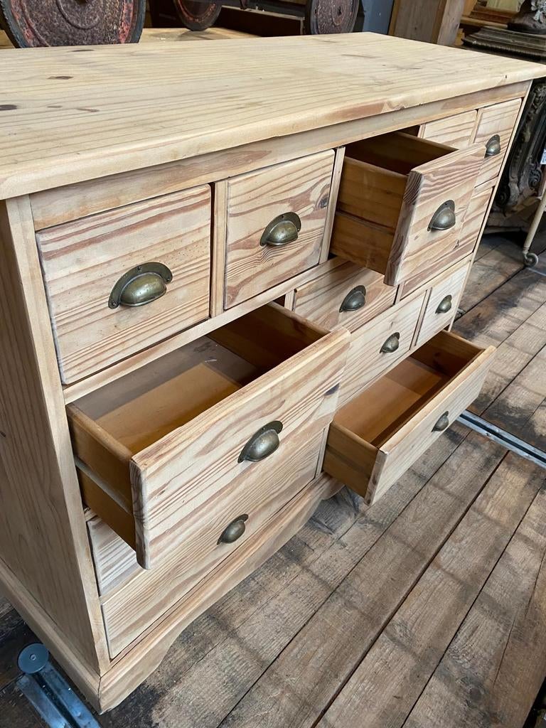 Landelijke ladekast dressoir kast, Ophalen, Gebruikt, 25 tot 50 cm, Minder dan 100 cm