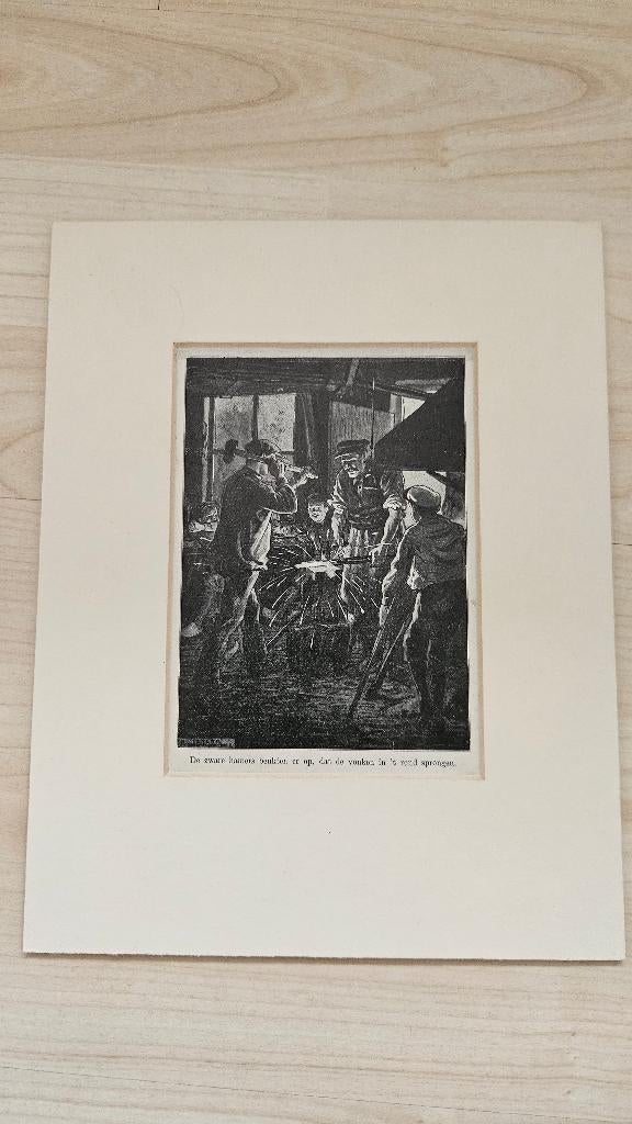 Prent Goudsmid van E. Jetses, Ophalen of Verzenden, Voor 1940, Gebruikt, Overige onderwerpen