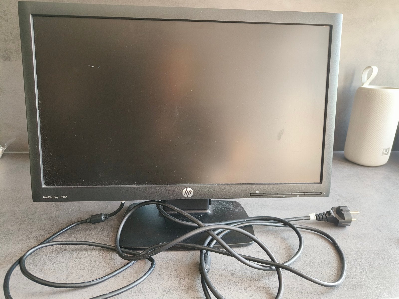 HP ProDisplay P202 Monitor - Zo goed als nieuw, Ophalen, HD, DisplayPort, Zo goed als nieuw