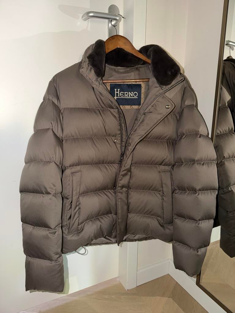 Herno jas, Ophalen of Verzenden, Zo goed als nieuw, Maat 48/50 (M), Beige