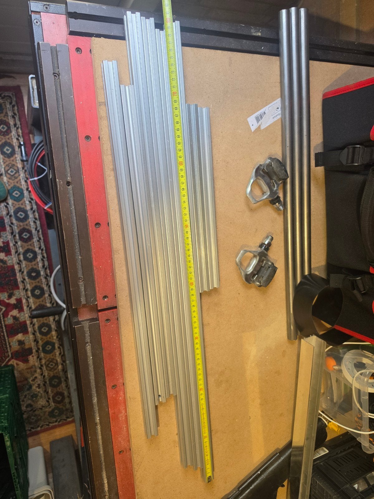 Aluminium profielen, Doe-het-zelf en Verbouw, Metalen, Ophalen of Verzenden, Gebruikt, Aluminium