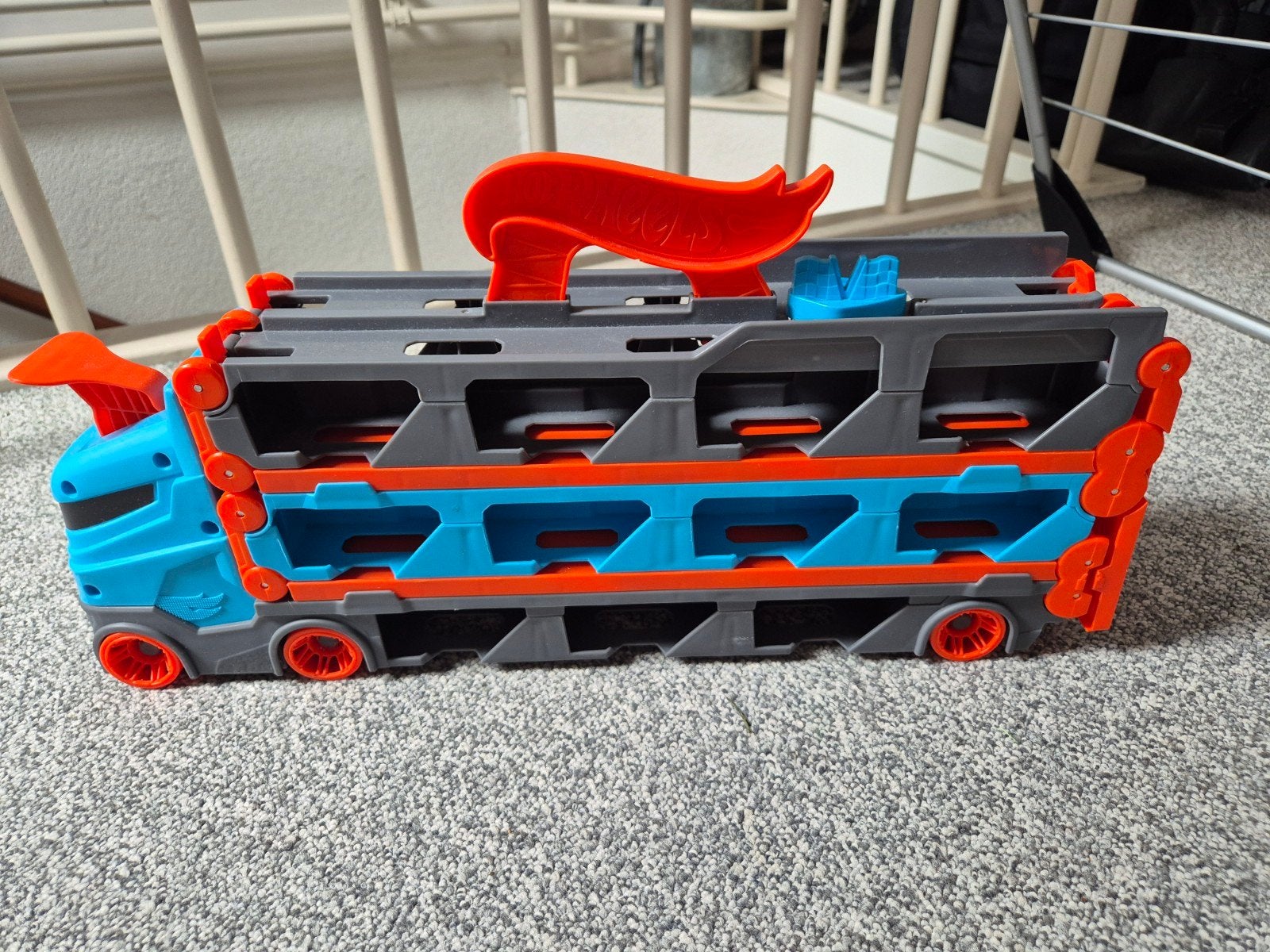 Hot Wheels Transporter - Uitklapbare Racebaan, Zelf te bouwen, Ophalen of Verzenden, Hot Wheels, Handmatig