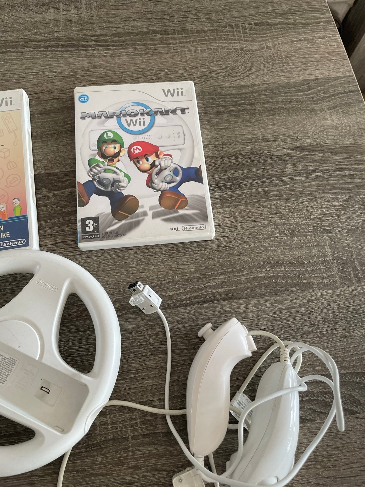 Wii games en accessoires: Mario Kart, Wii Fit, Big Brain, Gebruikt, Racen en Vliegen, Eén computer, Ophalen of Verzenden