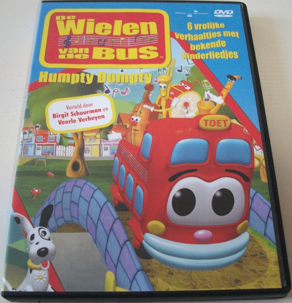 Dvd *** WIELEN VAN DE BUS *** Humpty Dumpty, Cd's en Dvd's, Animatie, Zo goed als nieuw, Alle leeftijden, Amerikaans