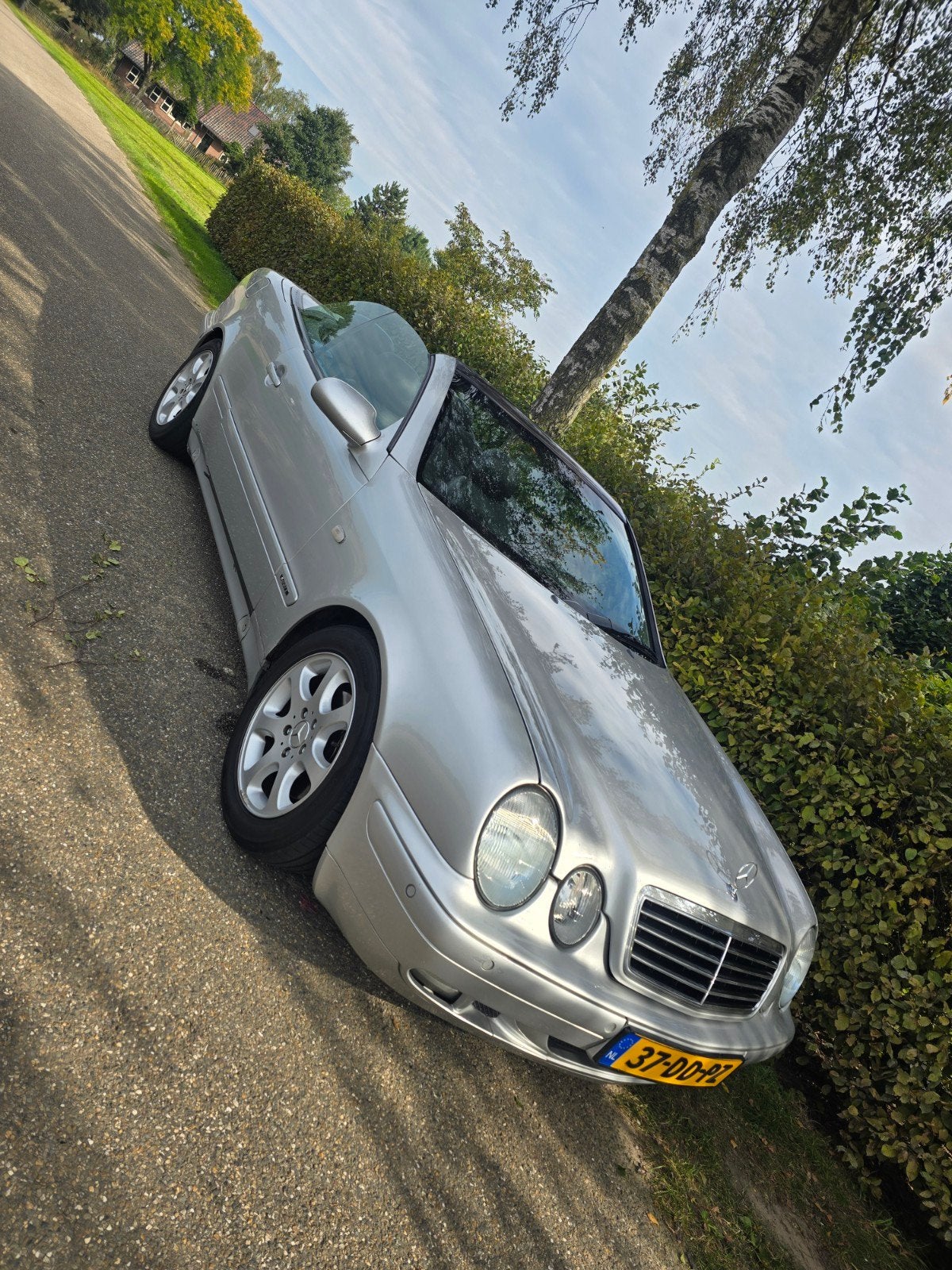 Mercedes-Benz CLK 3.2 Clk320 Cabrio Sport AUT 1999 Grijs, Auto's, Automaat, Achterwielaandrijving, 1595 kg, Cabriolet