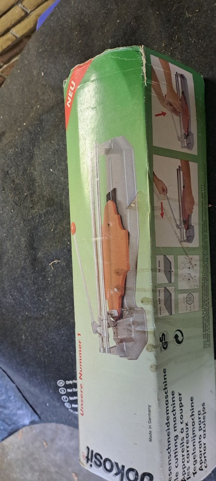 Jokosit Tegelsnijmachine - Max 400mm, Ophalen, Gebruikt, Overige typen, 20 tot 40 cm