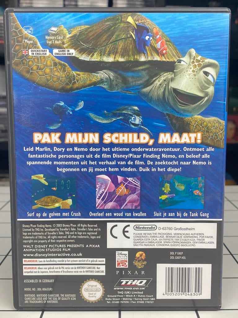 Disney Pixar Finding Nemo - Nintendo GameCube - THQ, Avontuur en Actie, 1 speler, Ophalen of Verzenden, Zo goed als nieuw