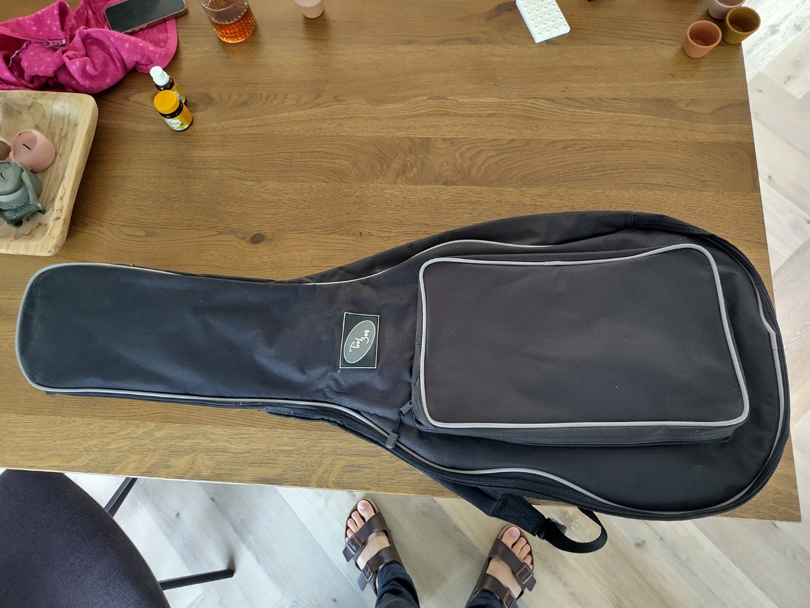 Gitaartas akoestisch / Rugtas - Zo goed als nieuw, Muziek en Instrumenten, Behuizingen en Koffers, Ophalen of Verzenden, Zo goed als nieuw