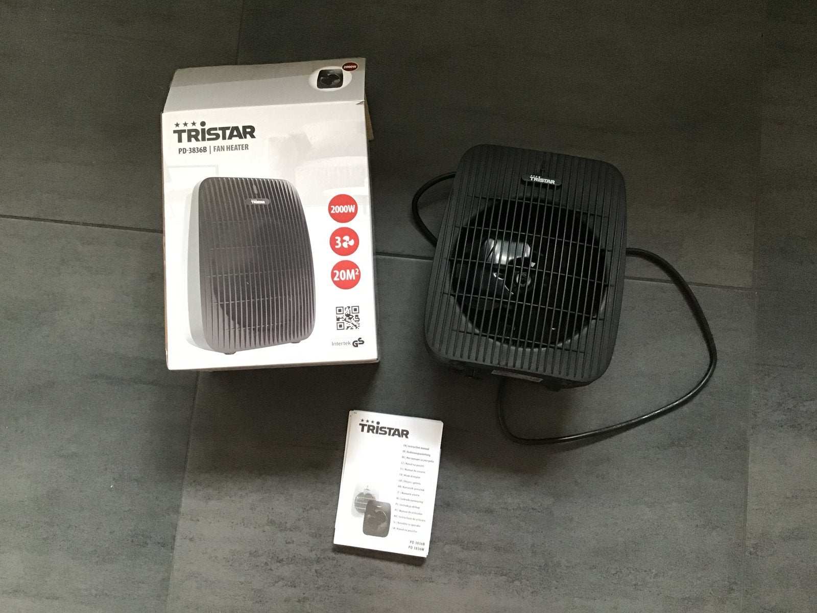 Tristar PD-38348 Ventilatorkachel - Nieuw in doos, Ophalen of Verzenden, Nieuw, 800 watt of meer, Kachel