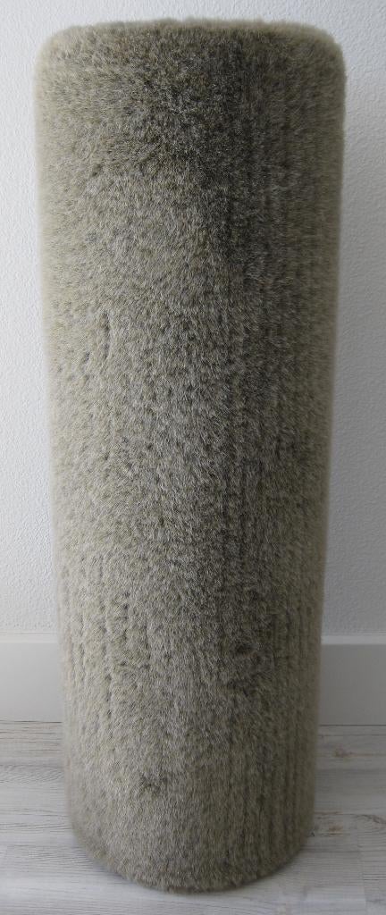 Kussen / Rolkussen bruin-taupe met rits 80x ø 26 cm, Huis en Inrichting, Woonaccessoires | Kussens, Ophalen of Verzenden, Bruin