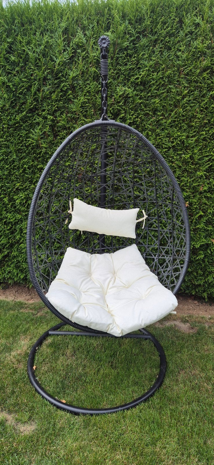 Hangstoel ei Xenos swing zwart, Ophalen