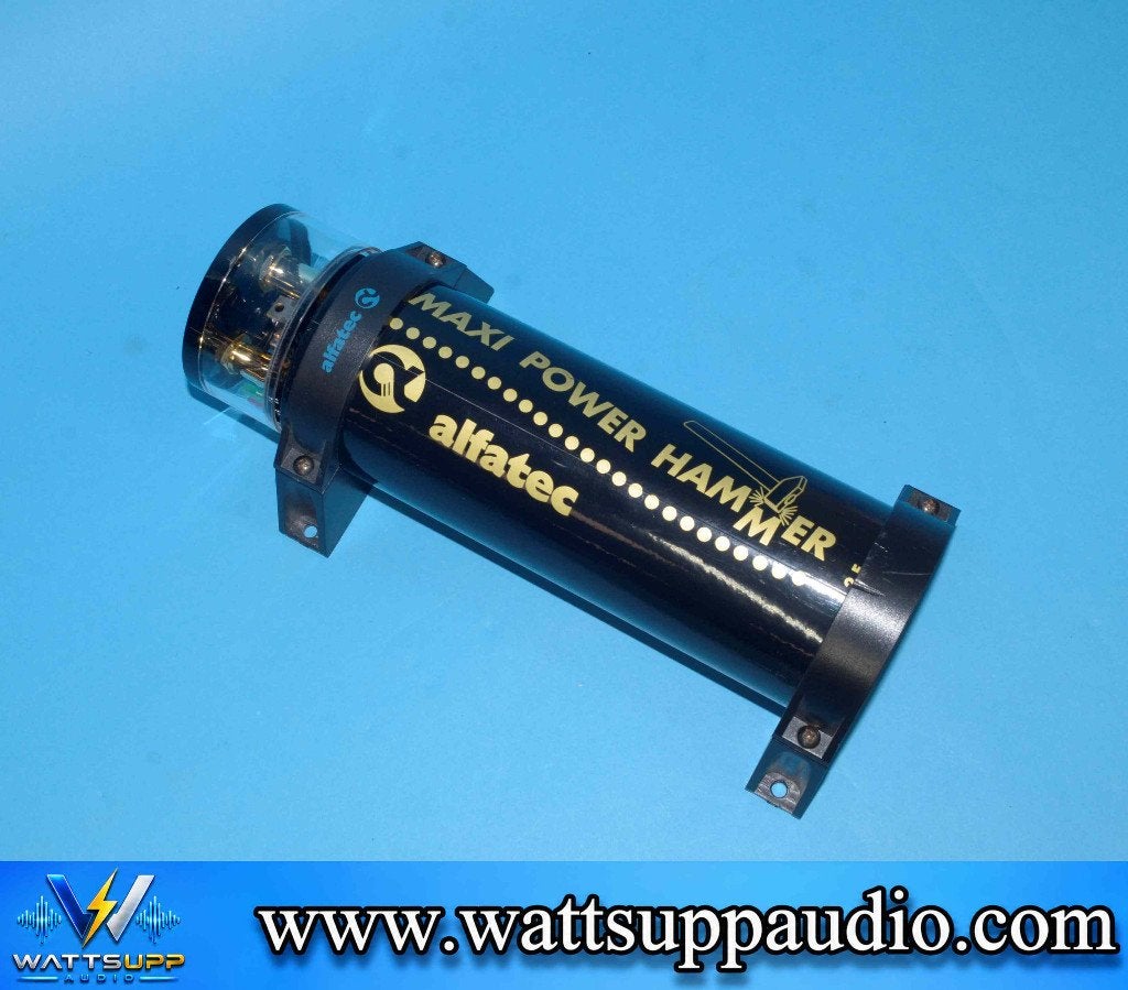 Alfatec 1.2F Powercap / Condensator Maxi Power Hammer, Auto diversen, Autospeakers, Gebruikt, ., Ophalen of Verzenden, .