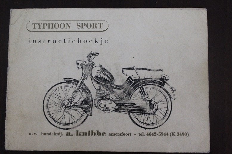 Typhoon Sport met HMW motor instructie boekje, Ophalen of Verzenden, Nieuw