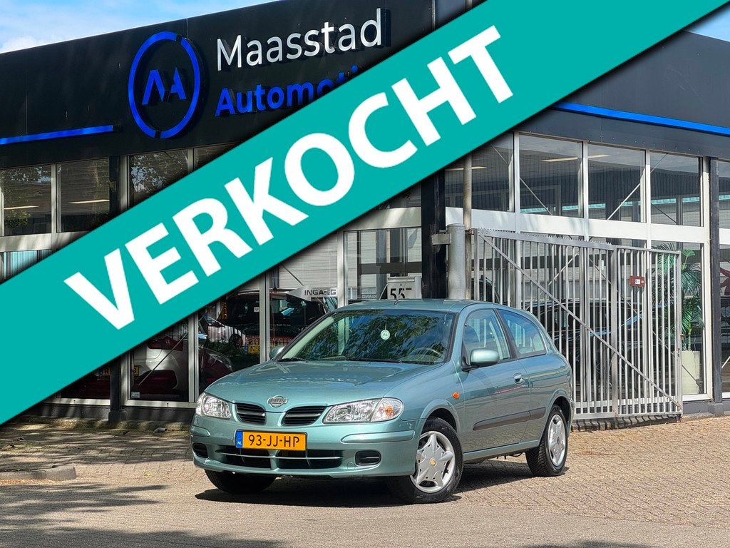 Nissan Almera 1.8 Comfort Nieuwe Apk AUTOMAAT Airco, Metallic lak, Gebruikt, 4 cilinders, Origineel Nederlands