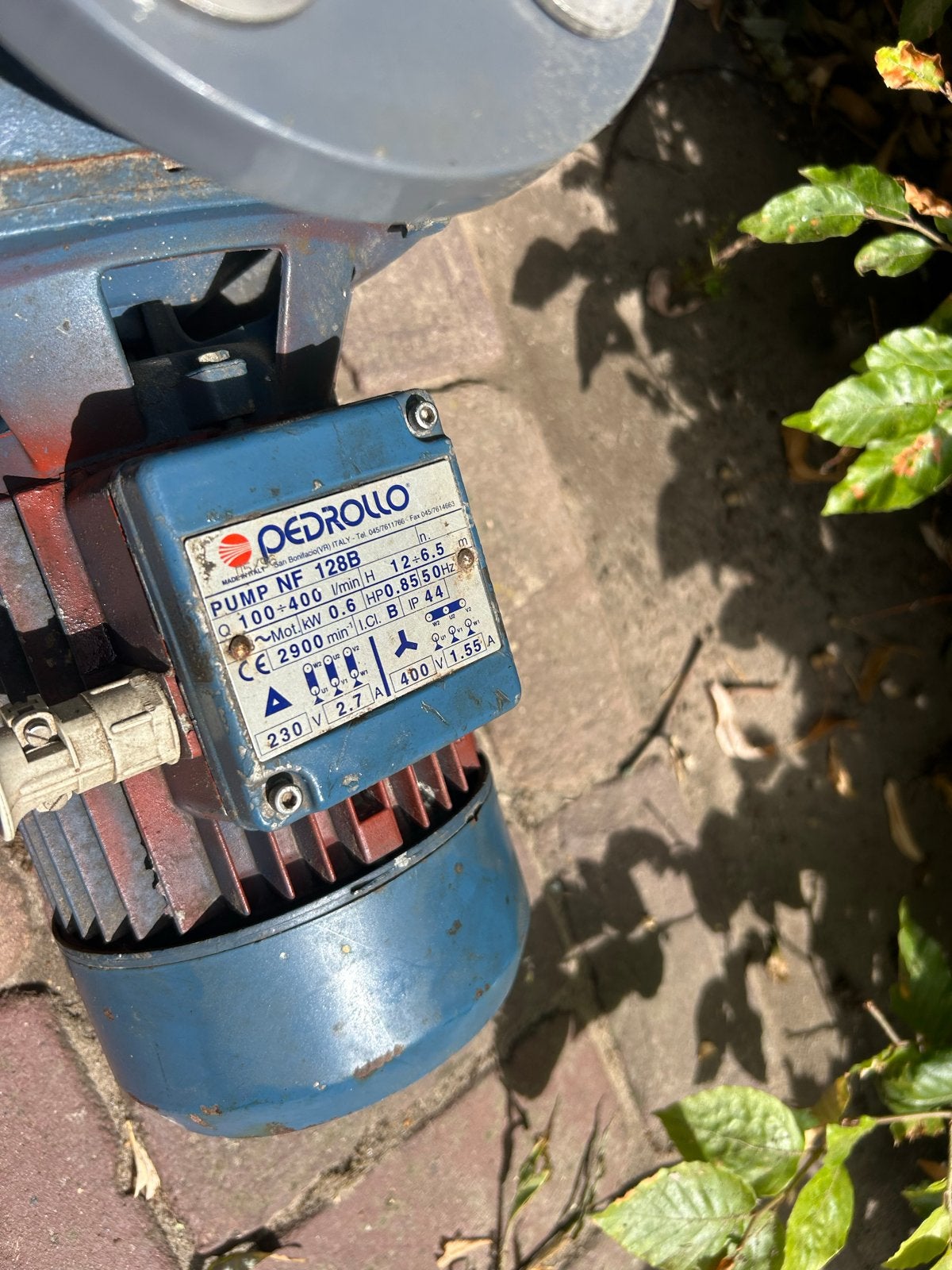 Pedrollo NF 128b Pomp - Krachtige Waterpomp, Tuin en Terras, Waterpompen, Ophalen of Verzenden, Gebruikt, Elektrisch, Beregeningspomp