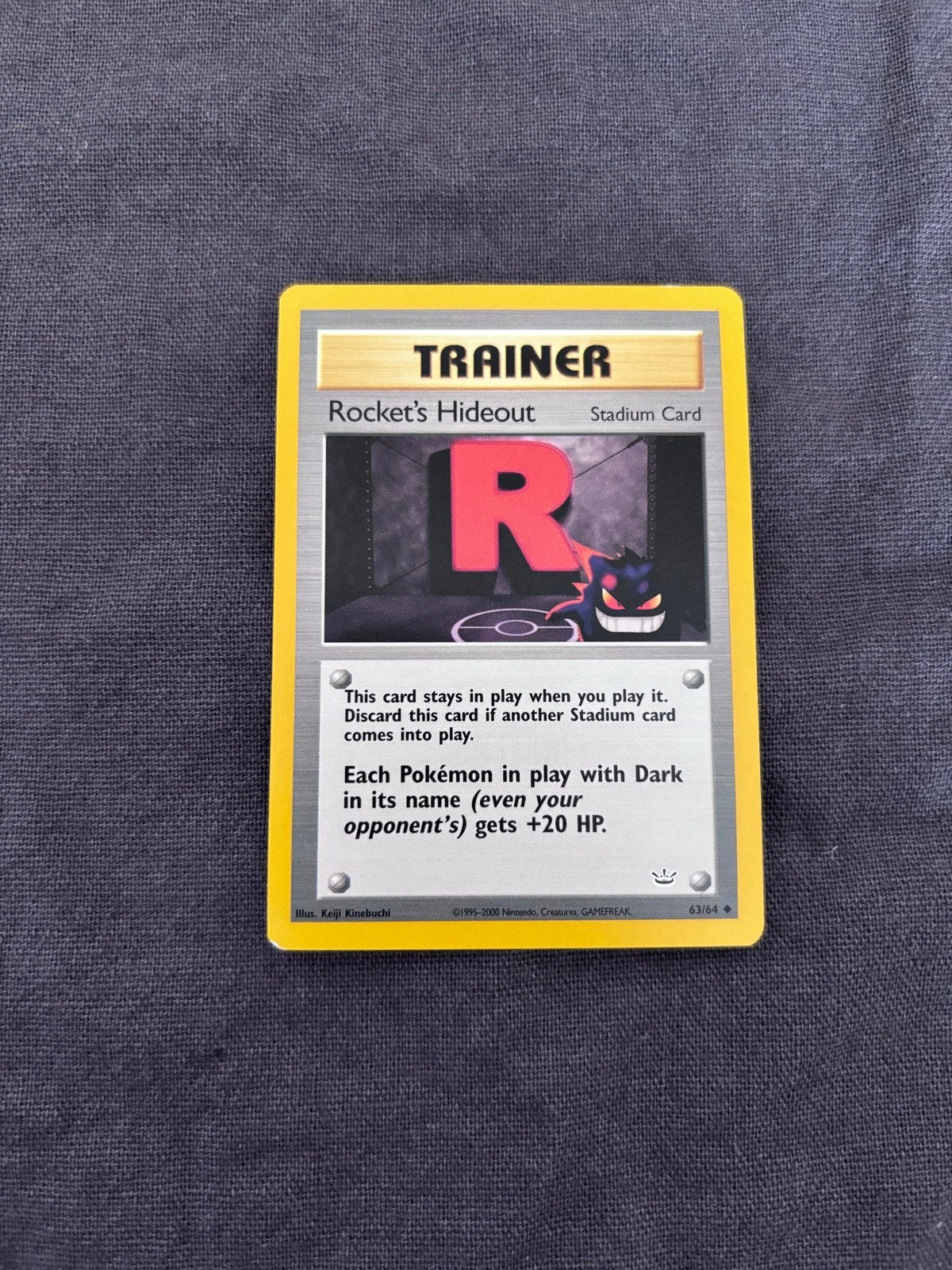 Pokémon Rocket's Hideout (63/64) NM, Ophalen of Verzenden, Gebruikt, Losse kaart