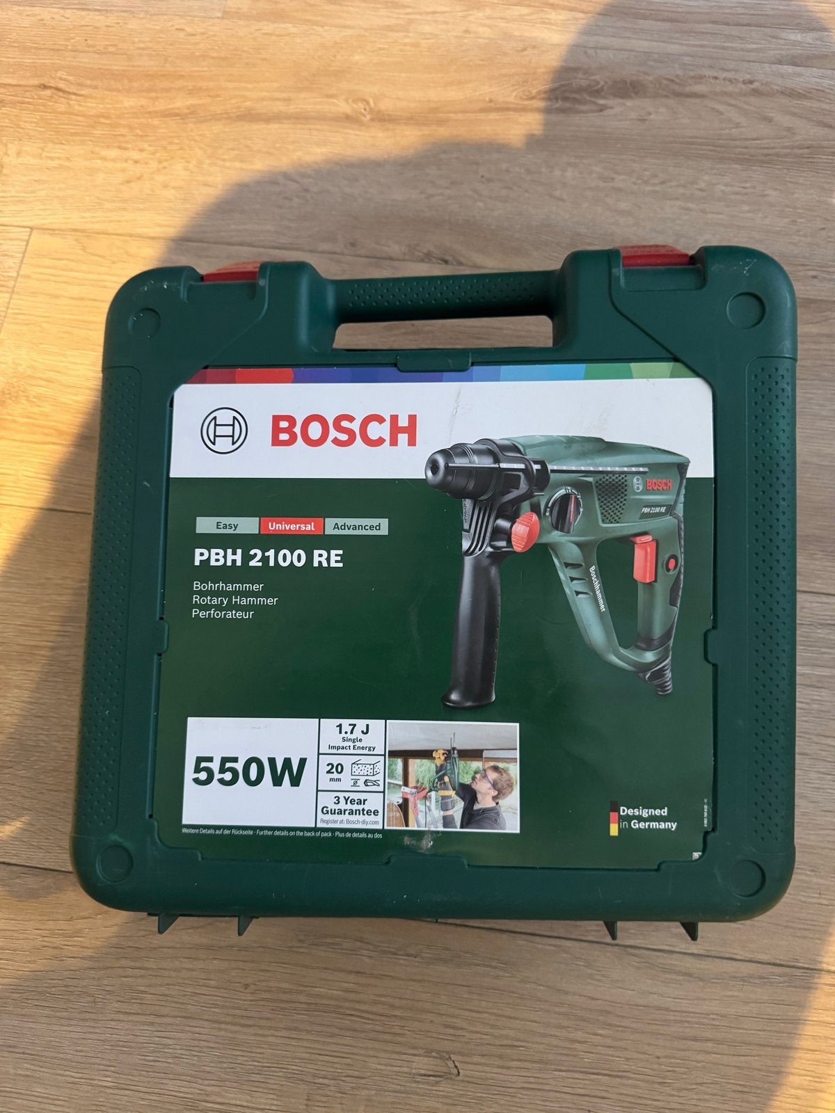Bosch PBH 2100 RE Boorhamer - Zo goed als nieuw, Ophalen, Boor- en/of Breekhamer, Zo goed als nieuw, Klopboormechanisme