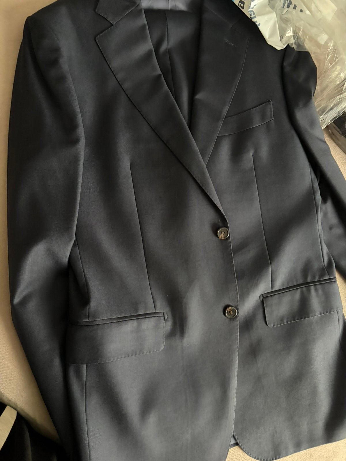 Suitsupply maat 50 (navy), Ophalen of Verzenden, Zo goed als nieuw, Maat 48/50 (M), Blauw