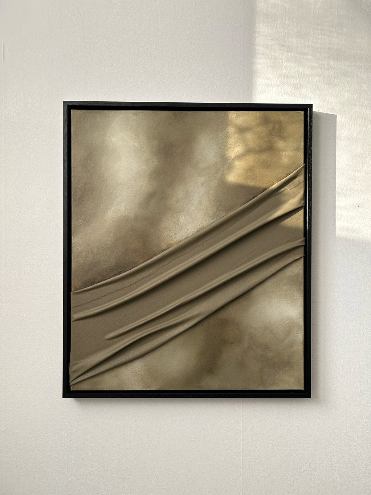 Handgemaakt schilderij - Olivine - 50x60, Ophalen of Verzenden