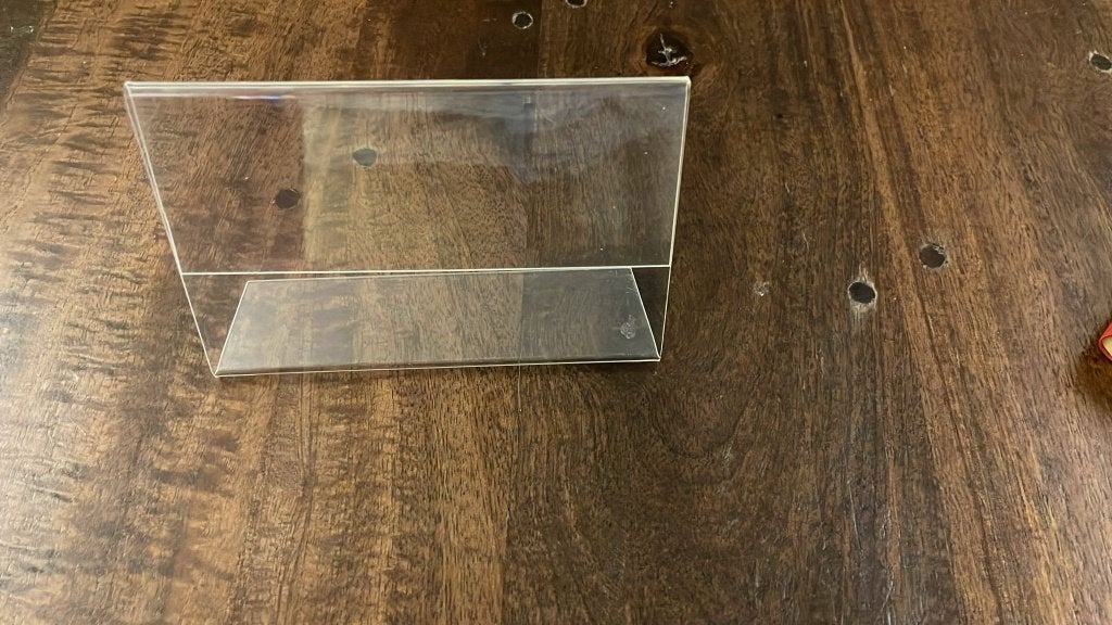 Plexiglas fotohouder, Ophalen of Verzenden, Gebruikt
