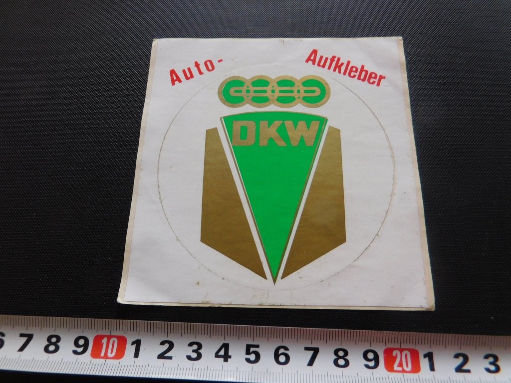 sticker auto Aufkleber  DKW  auto, Ophalen of Verzenden, Zo goed als nieuw