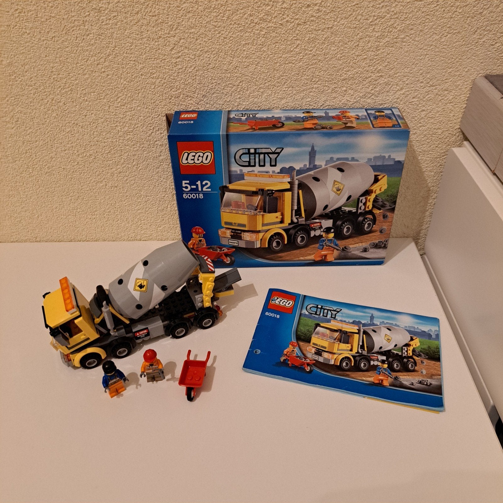Lego City 60018 Cement Mixer., Ophalen of Verzenden, Zo goed als nieuw, Lego
