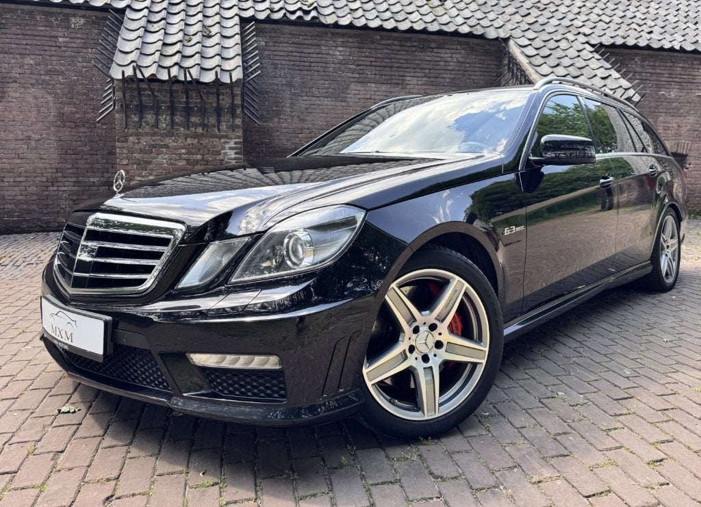 Mercedes-Benz E63 AMG Estate 6.2 V8 | 2e Eigenaar | 1e Lak, Auto's, Automaat, Euro 5, Achterwielaandrijving, Zwart