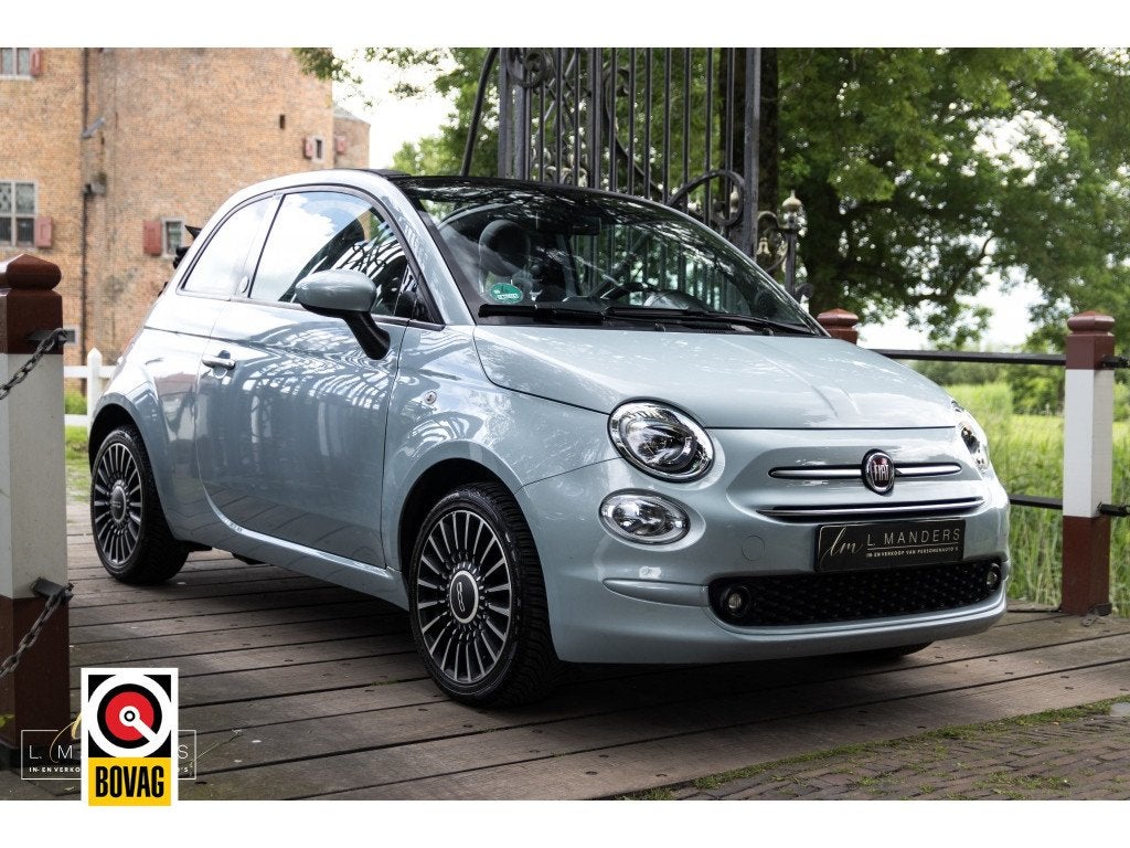Fiat 500C 1.0 Hybrid Launch Edition 2020 BLAUW | Cabrio | Di, Keurmerk '100% Onderhouden', Gebruikt, Euro 6, Cabriolet