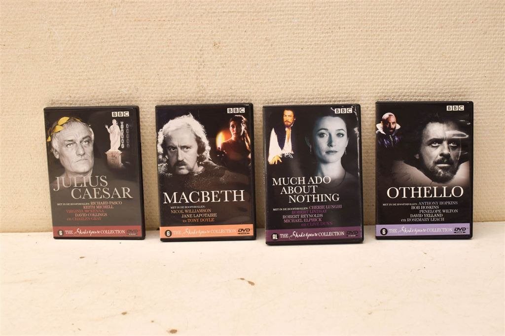 8 disc box The Shakespeare Collection 47494, Ophalen of Verzenden, Gebruikt
