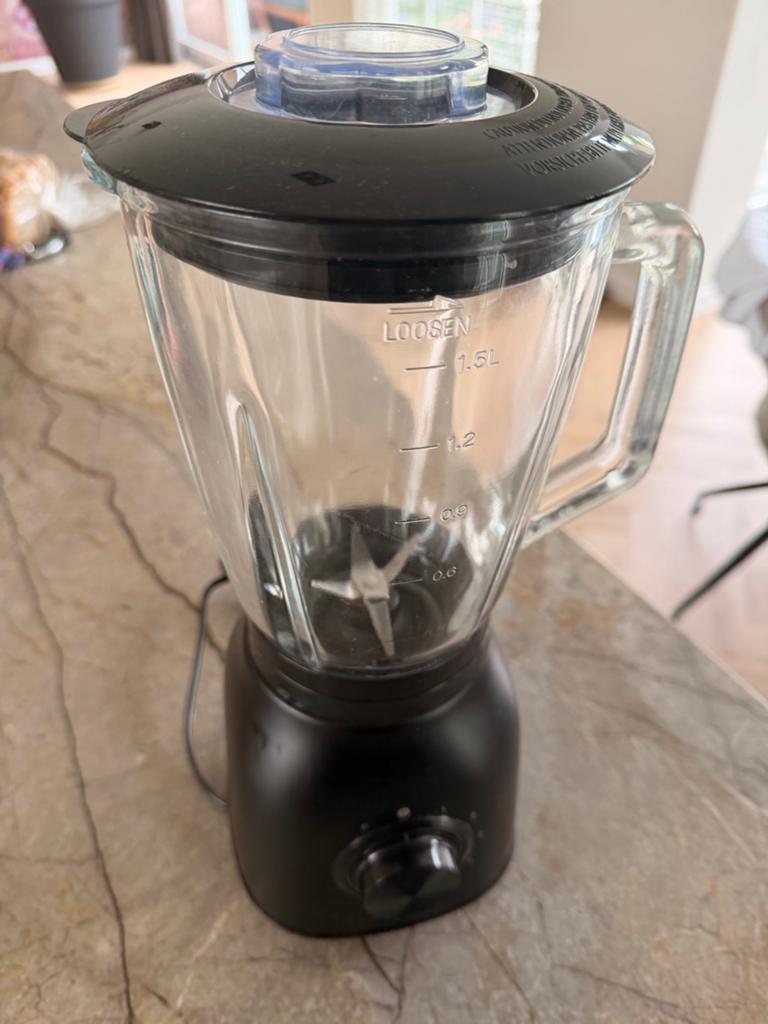 Princess Blender Black zwart 1000W - Zo goed als nieuw, Ophalen of Verzenden, Zo goed als nieuw, Blender