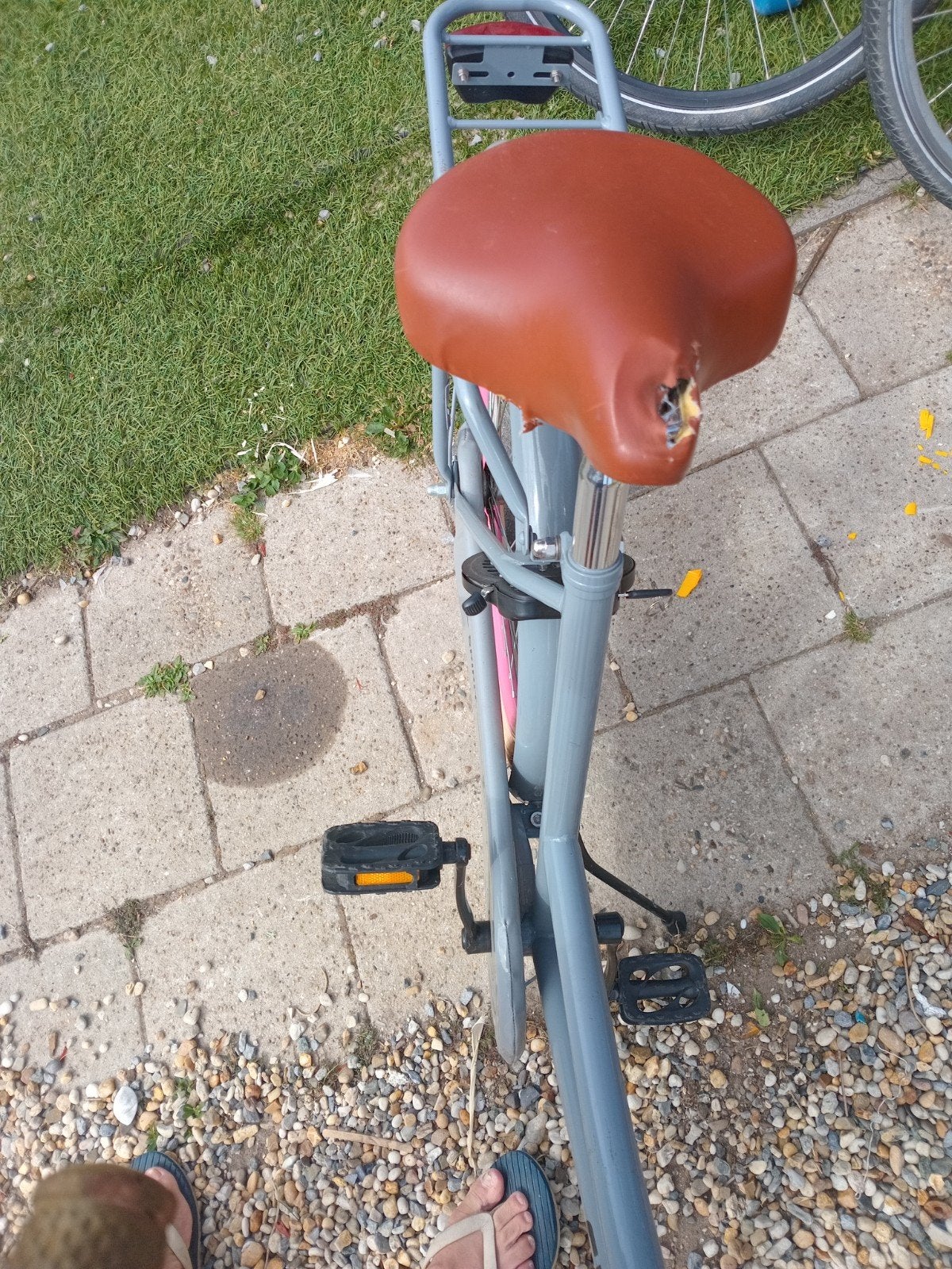 Spirit Meisjesfiets - Grijs met Roze accenten, Terugtraprem, Gebruikt, Minder dan 47 cm, Ophalen