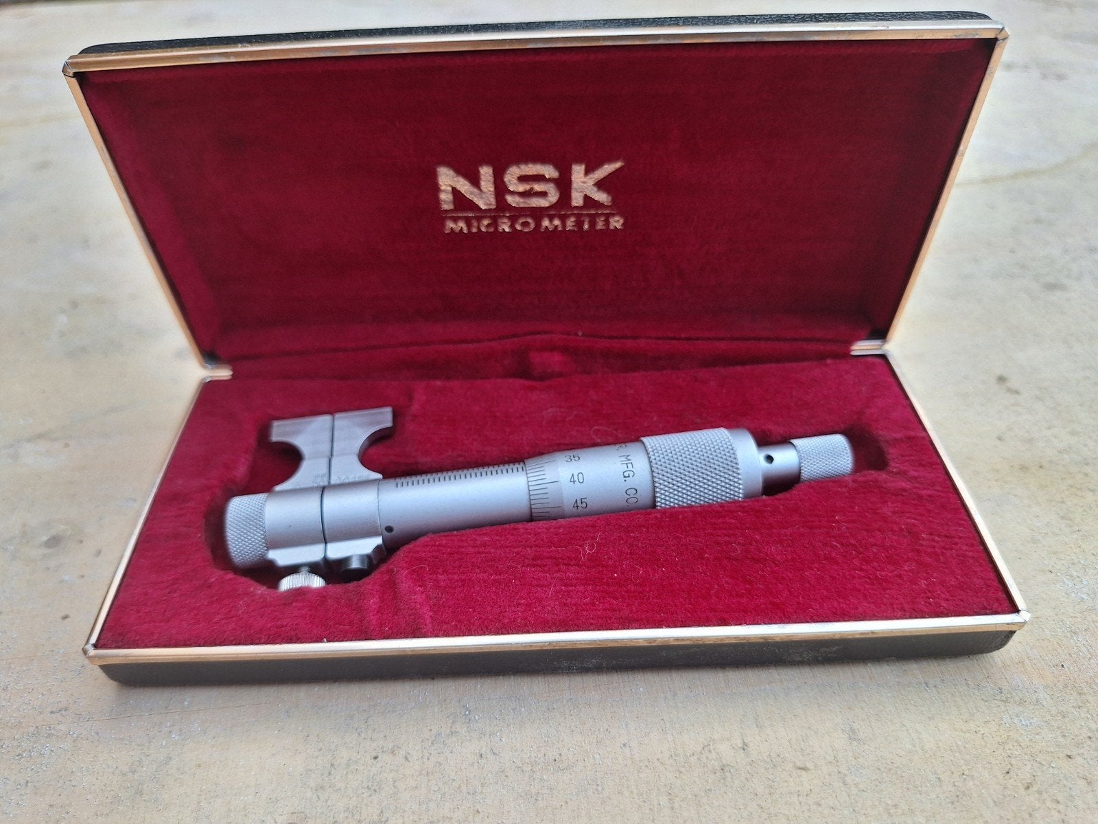 NSK binnenmicrometer 25-50, Doe-het-zelf en Verbouw, Ophalen of Verzenden, Gebruikt, Afstand