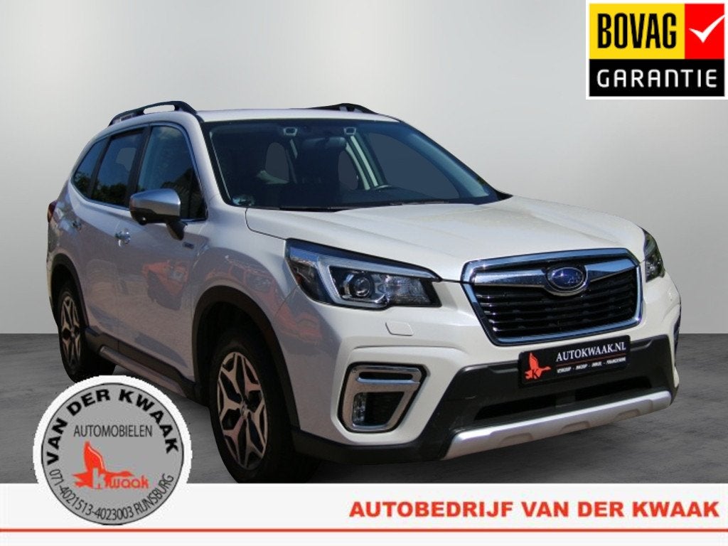 Subaru Forester 2.0i e-BOXER Luxury (bj 2021, automaat), Auto's, Subaru, 12 maanden, 15 km/l, 4 cilinders, Leder en Stof