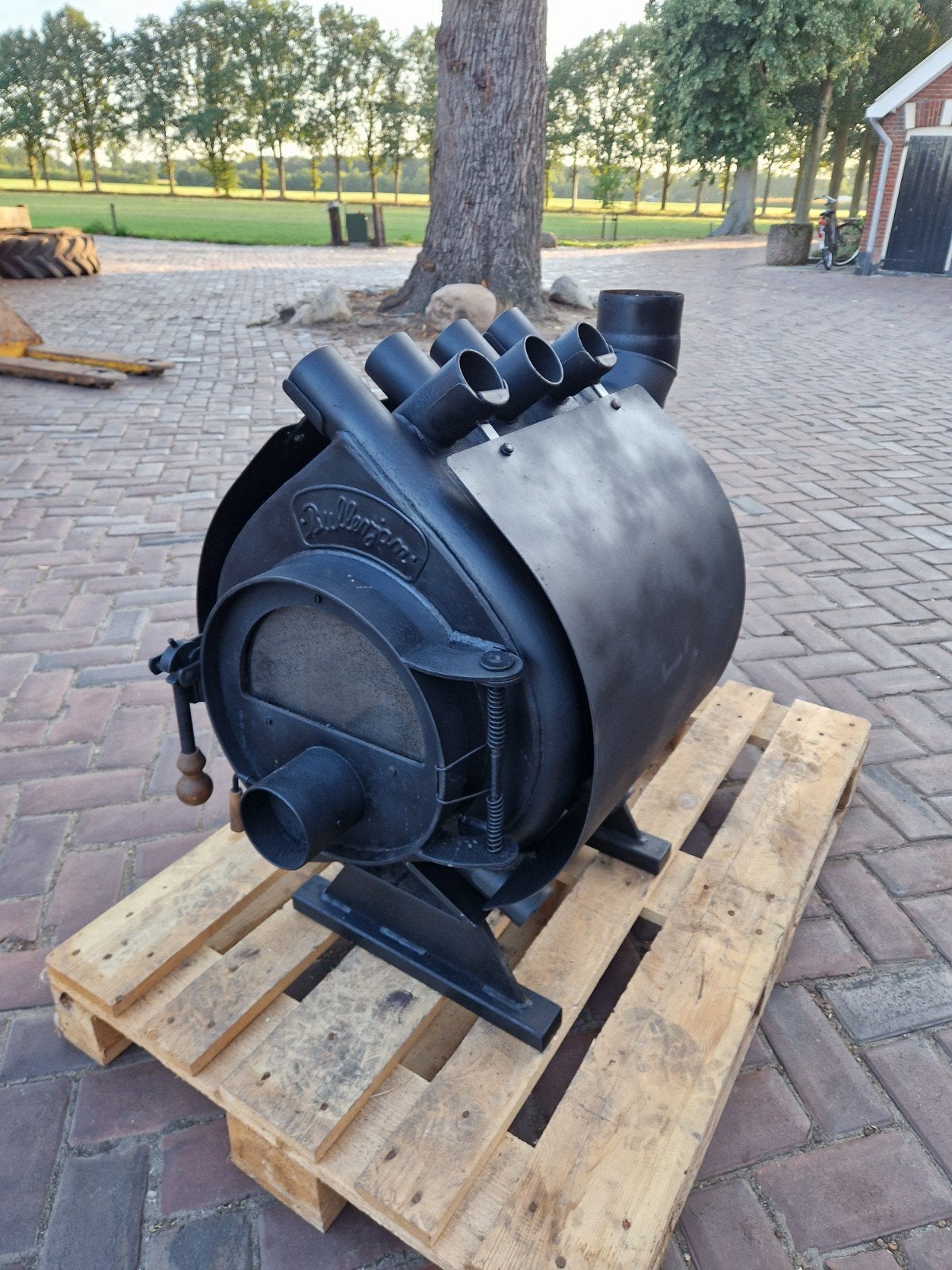 Bullerjan 00 - 6KW Houtkachel, Huis en Inrichting, Ophalen, Gebruikt, Houtkachel, Vrijstaand
