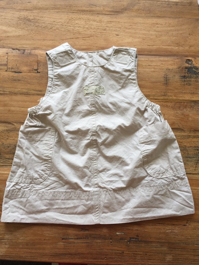 z g a nieuwe leuke beige overgooier met visje - ECO world 74, Kinderen en Baby's, Little World, Meisje, Jurkje of Rokje, Ophalen of Verzenden