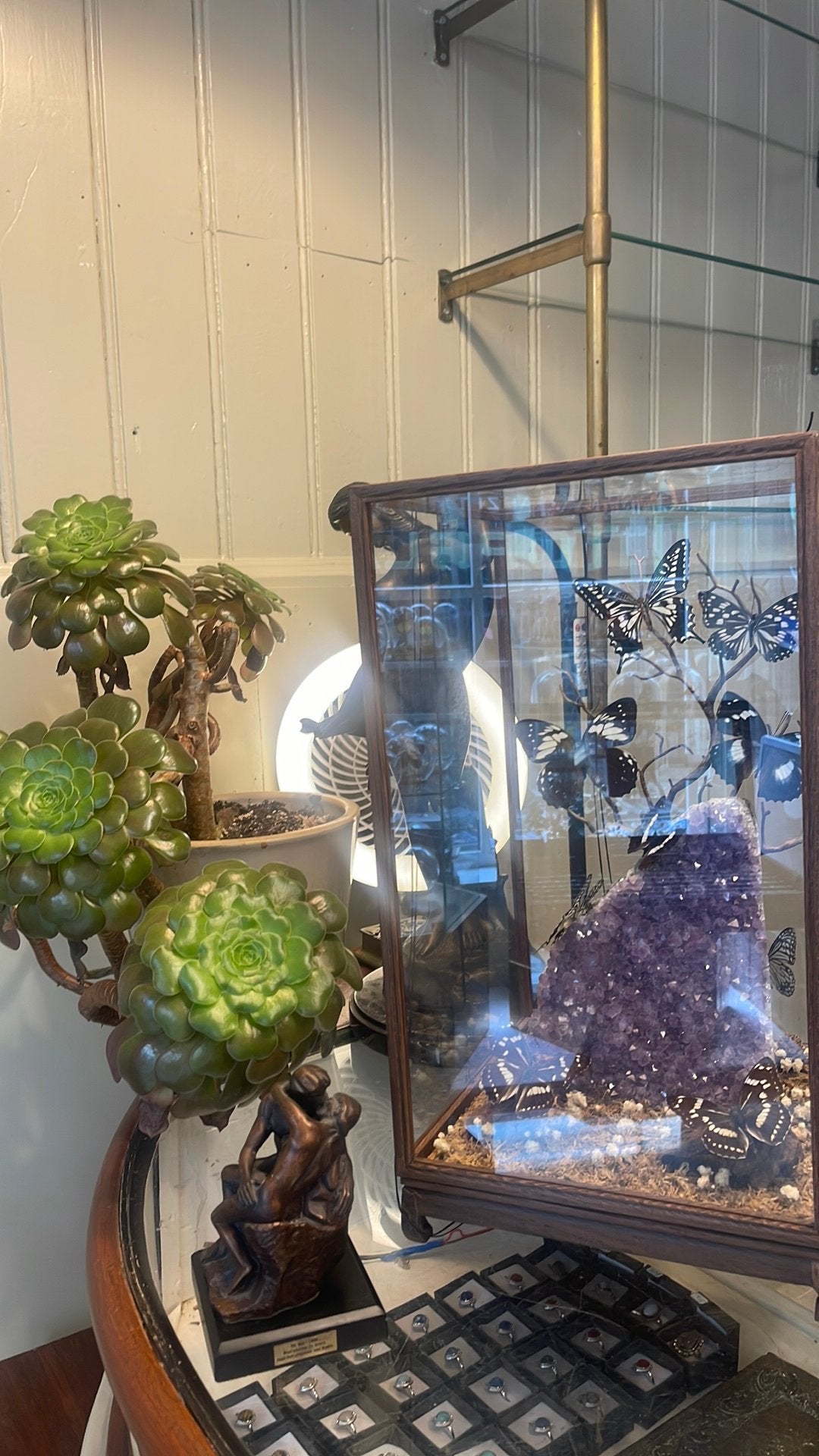 Prachtige vlinders met edelsteen, G, G, G, Ophalen of Verzenden