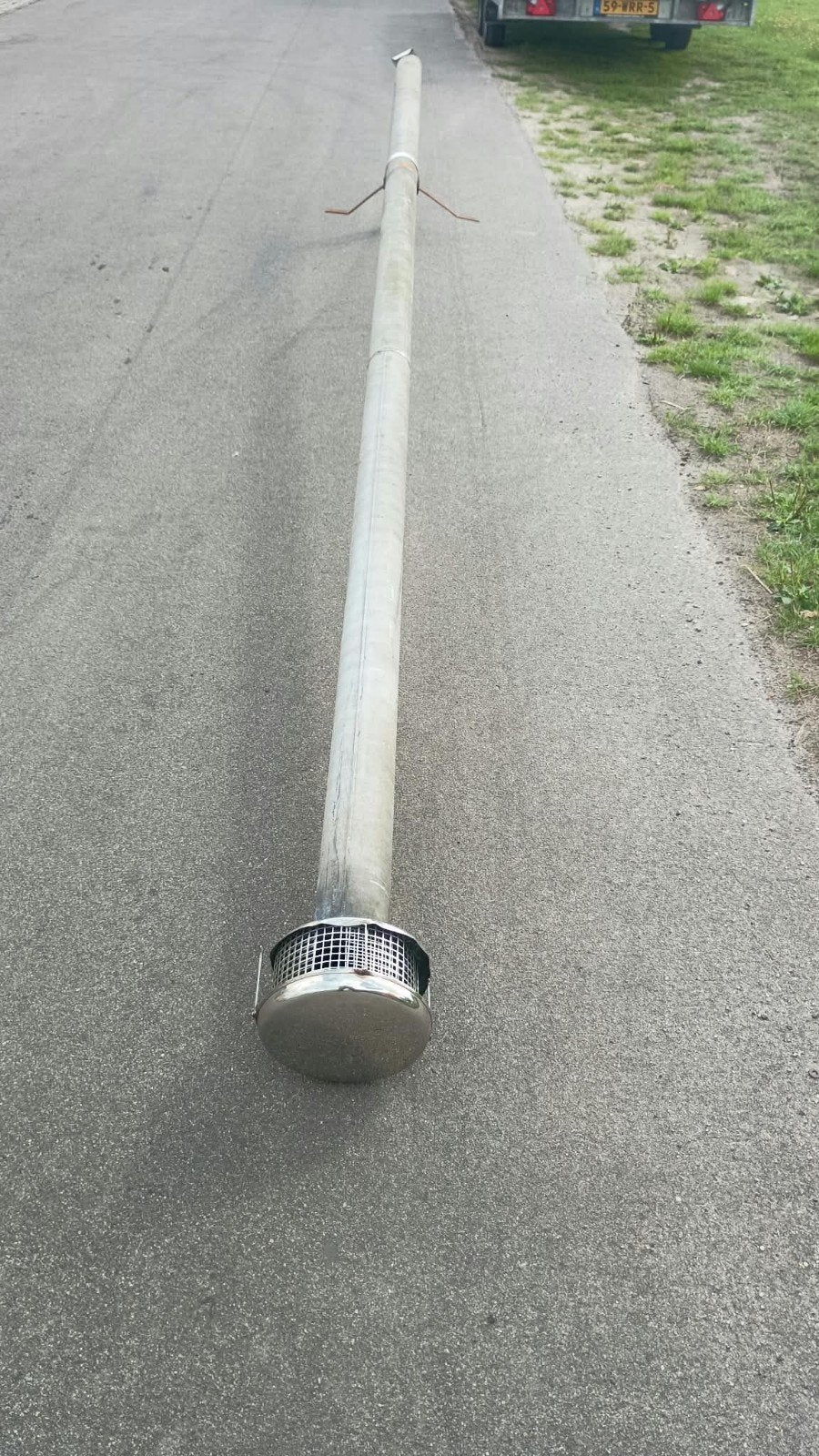 rvs kachelpijp, Ophalen, Gebruikt, Vrijstaand, Overige soorten