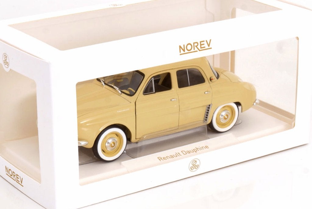 Renault Dauphine 1958 Beige schaal 1/18 NOREV Ref. 185258, Ophalen of Verzenden, Nieuw, Norev