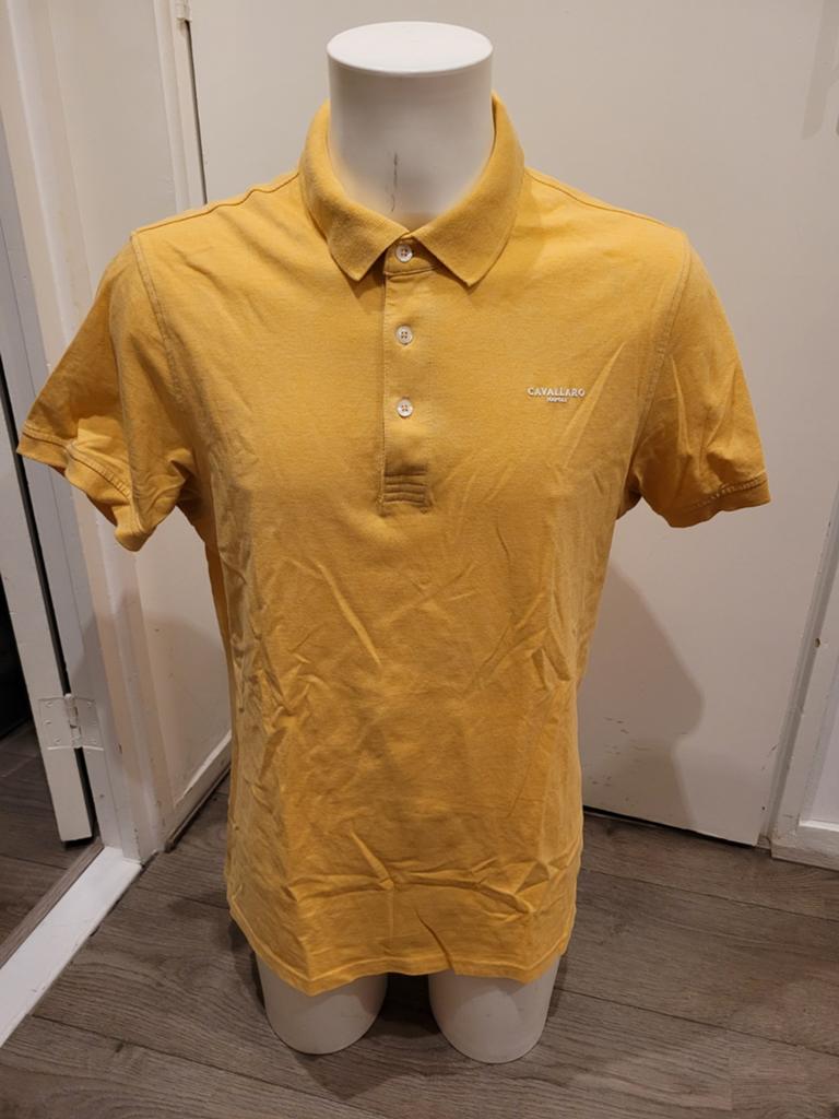 Mooie gele Cavallaro Napoli polo maat XL, Geel, Maat 56/58 (XL), Ophalen of Verzenden, Zo goed als nieuw