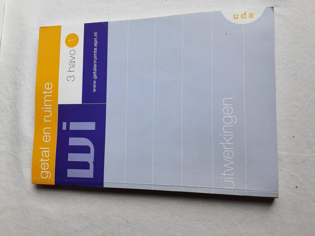 Getal en Ruimte 3 havo deel 1 uitwerkingen, Ophalen of Verzenden, Zo goed als nieuw, HAVO