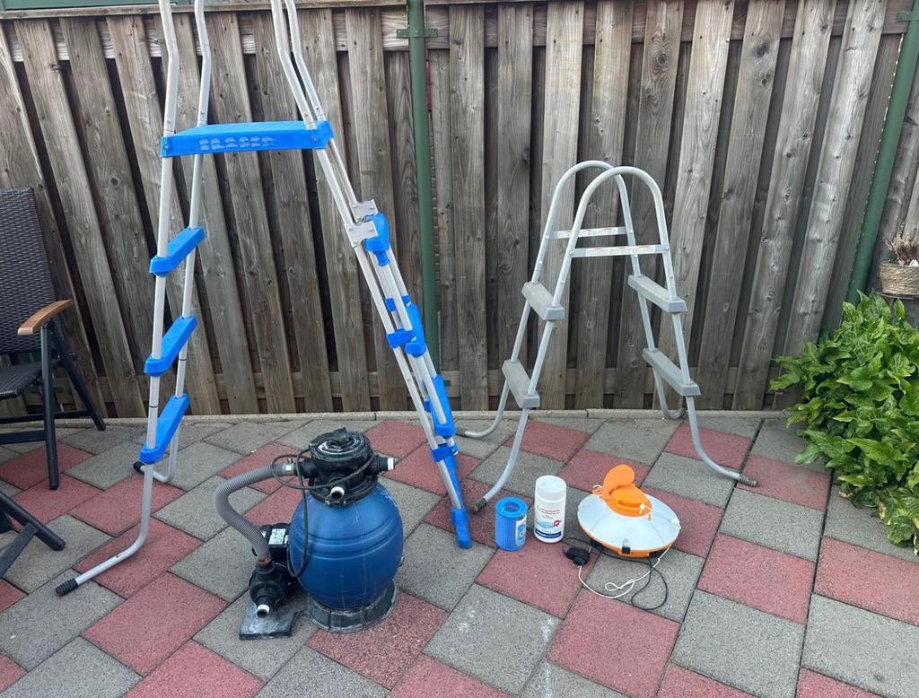 Zwembad spullen, Ophalen, Gebruikt