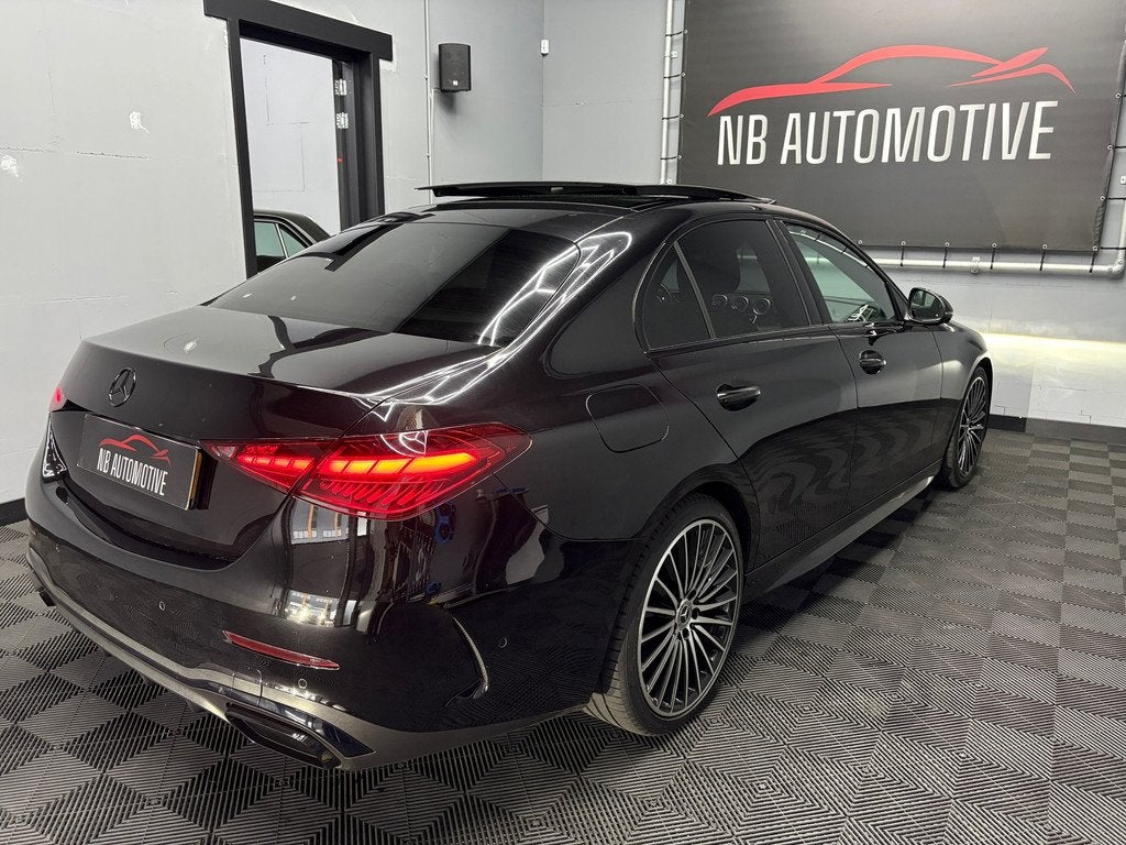 Mercedes-Benz C-klasse 200 AMG Line, Automaat, Achterwielaandrijving, 4 cilinders, Zwart