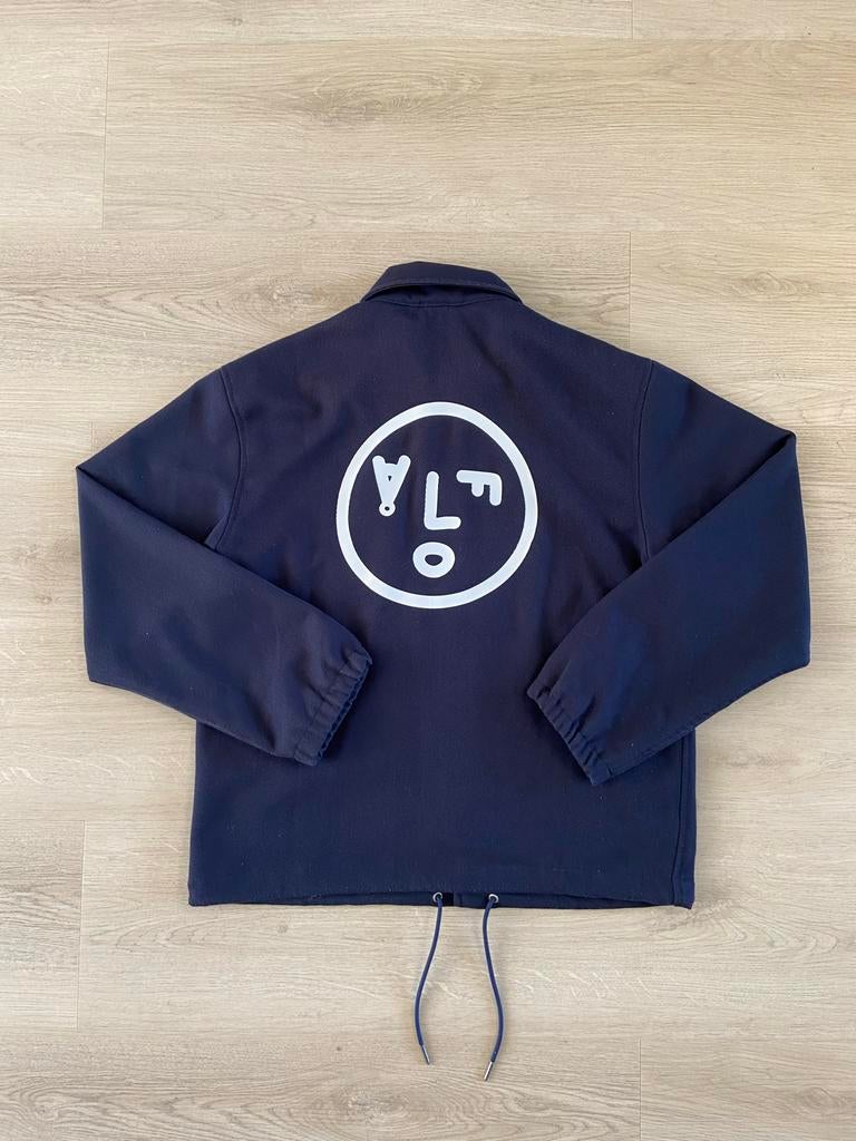 Olaf Hussein Coach Jacket Maat S, Kleding | Heren, Jassen | Zomer, Zo goed als nieuw, Maat 46 (S) of kleiner, Blauw, Ophalen of Verzenden