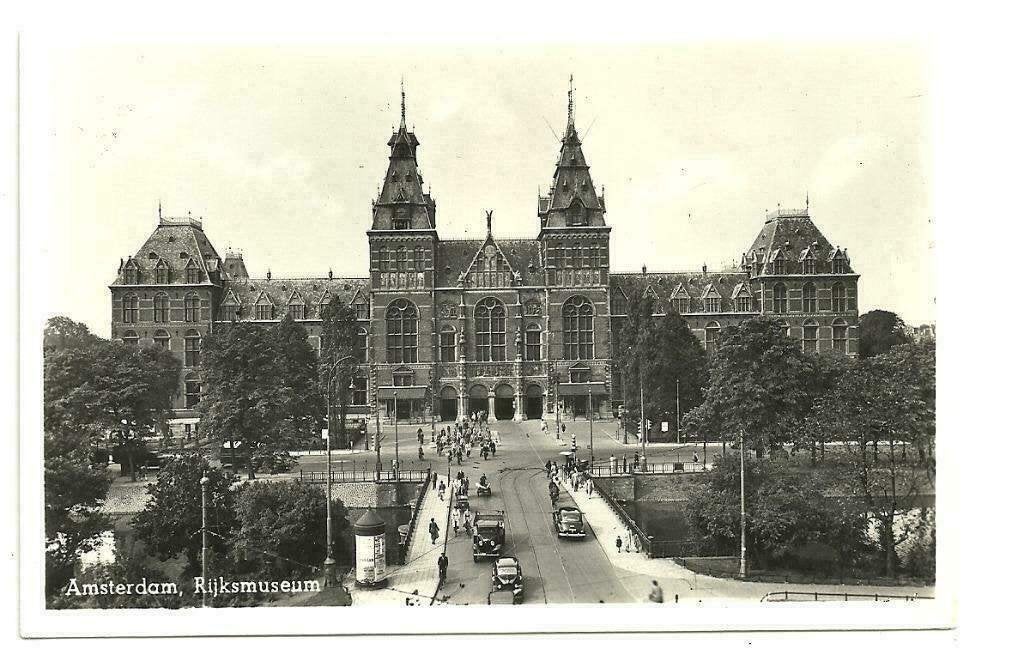 AK Amsterdam - Rijksmuseum, National Museum, Verzenden, 1940 tot 1960, Ongelopen, Noord-Holland