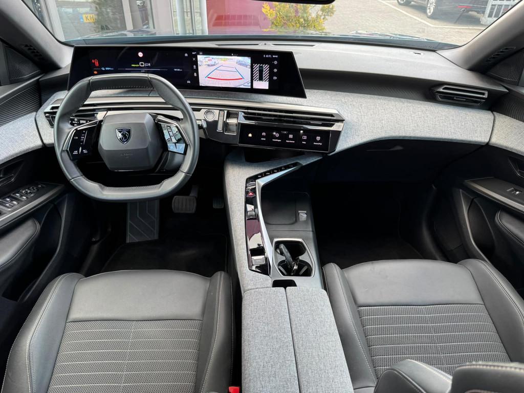 Peugeot E-3008 Allure 73kWh | Adaptive cruise | AppleCarPlay, Gebruikt, Zwart, Leder en Stof, SUV of Terreinwagen