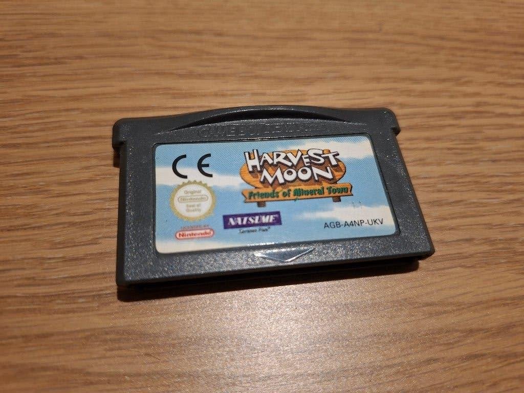 Harvest Moon: Friends of Mineral Town (Game Boy Advance), Gebruikt, 1 speler, Ophalen of Verzenden, Vanaf 3 jaar