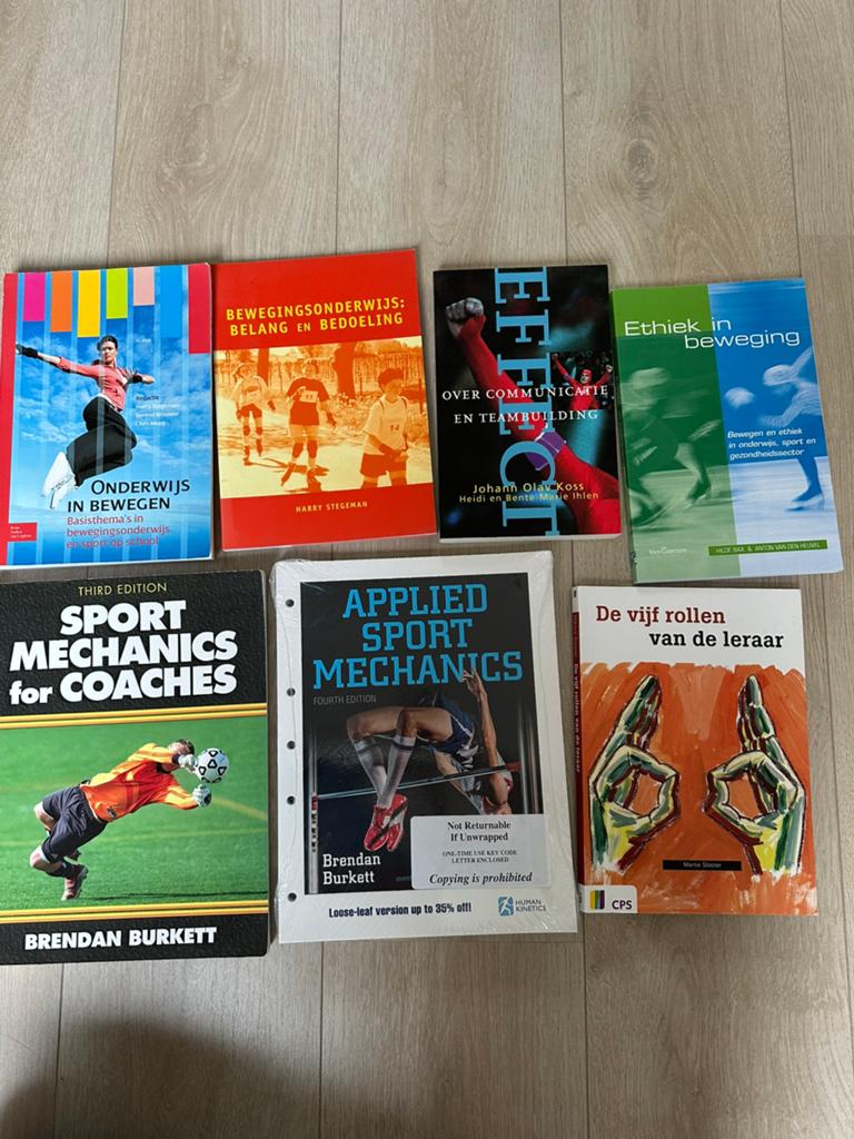 Studieboeken nieuw. Alo calo sportkunde, Ophalen of Verzenden, Beta, Nieuw, HBO
