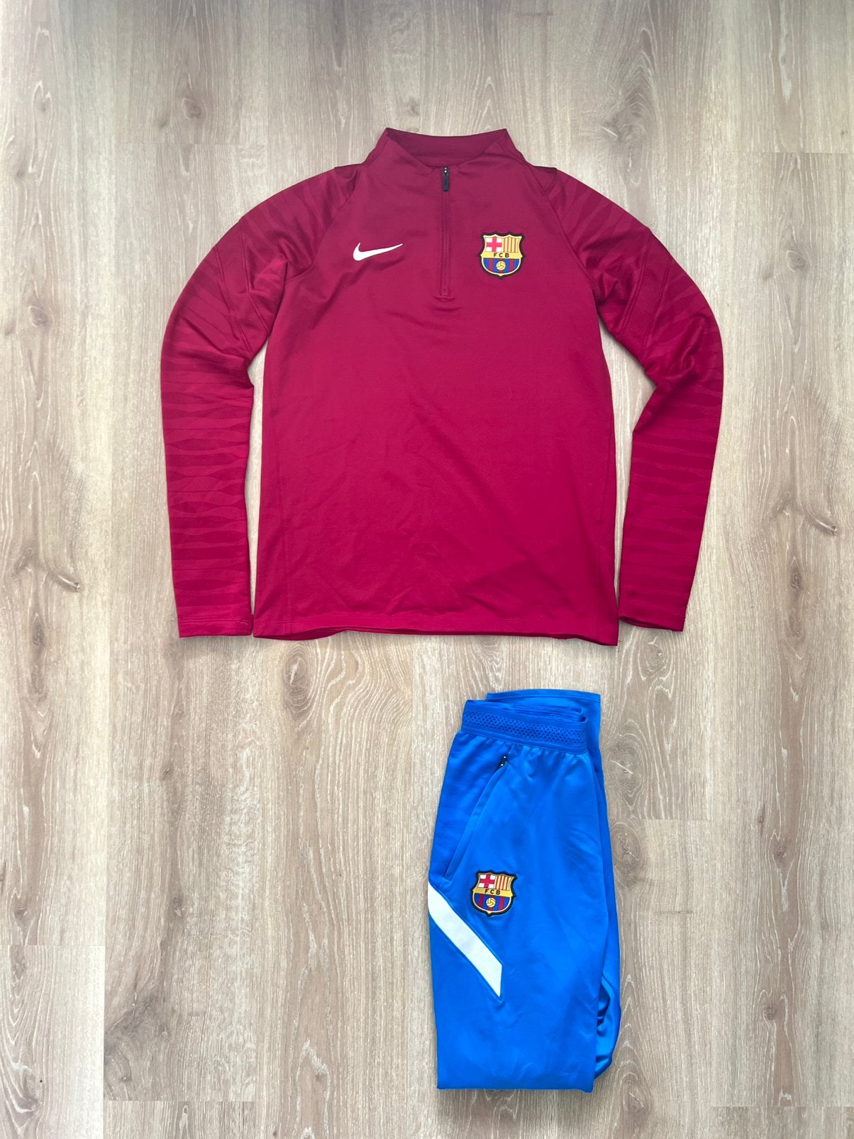 FC Barcelona trainingspak Nike 21/22  Maat 158-170/XS, Ophalen of Verzenden, Nike, Nike, Voetbal
