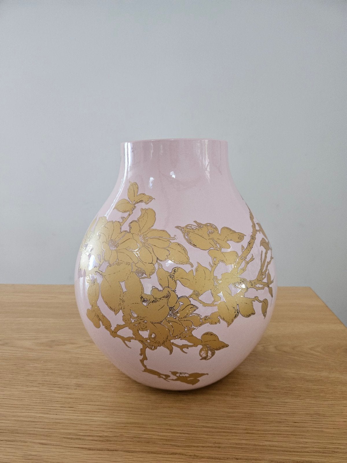 Ikea PS Jonsberg, Hella Jongerius vaas, roze met goud, Ophalen